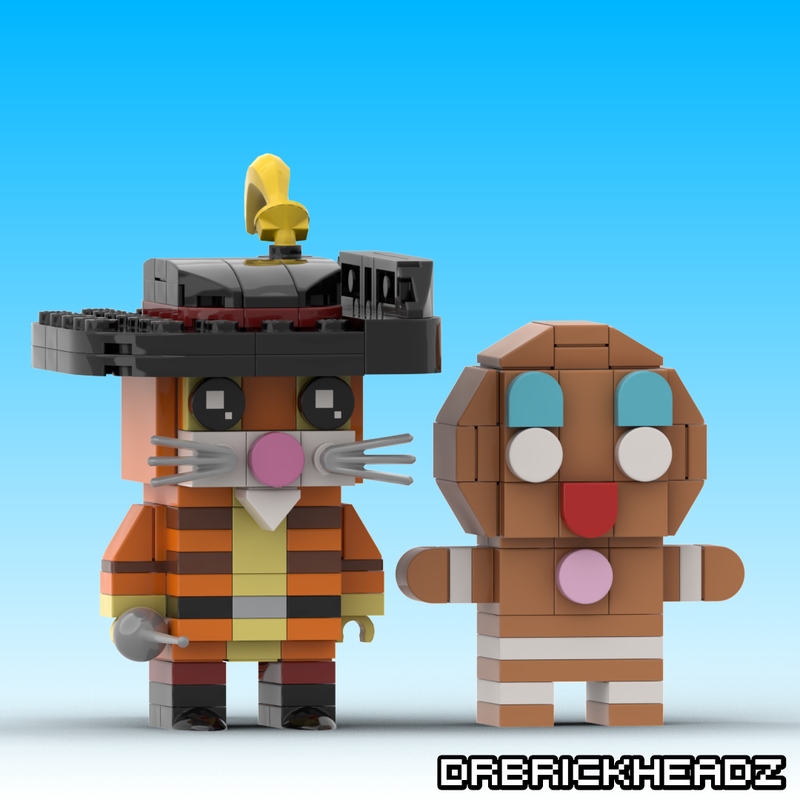 LEGO MOC Puss in Boots + Gingerbread Man (Shrek) Brickheadz by ...