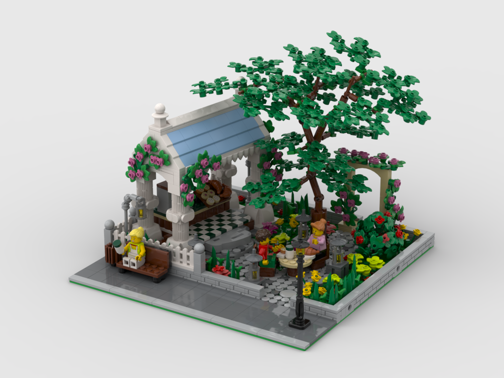 Modular Garden with Coffee Shop