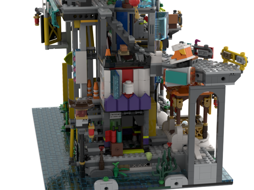 LEGO MOC Ninjago City Megapolis by LordAlien | Rebrickable - Build with ...