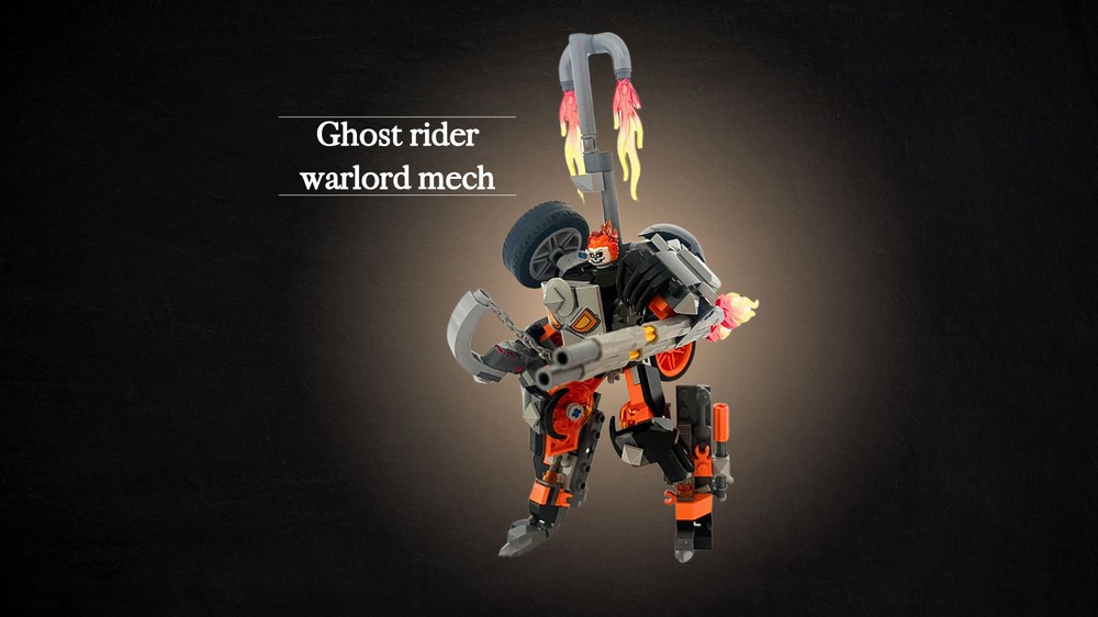 LEGO MOC Ghost Rider Warlord Mech by MadsEmilSchou | Rebrickable ...