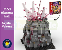 LEGO MOC-187808 Crystal Volcano - 71771 Crystal King Temple Alt by