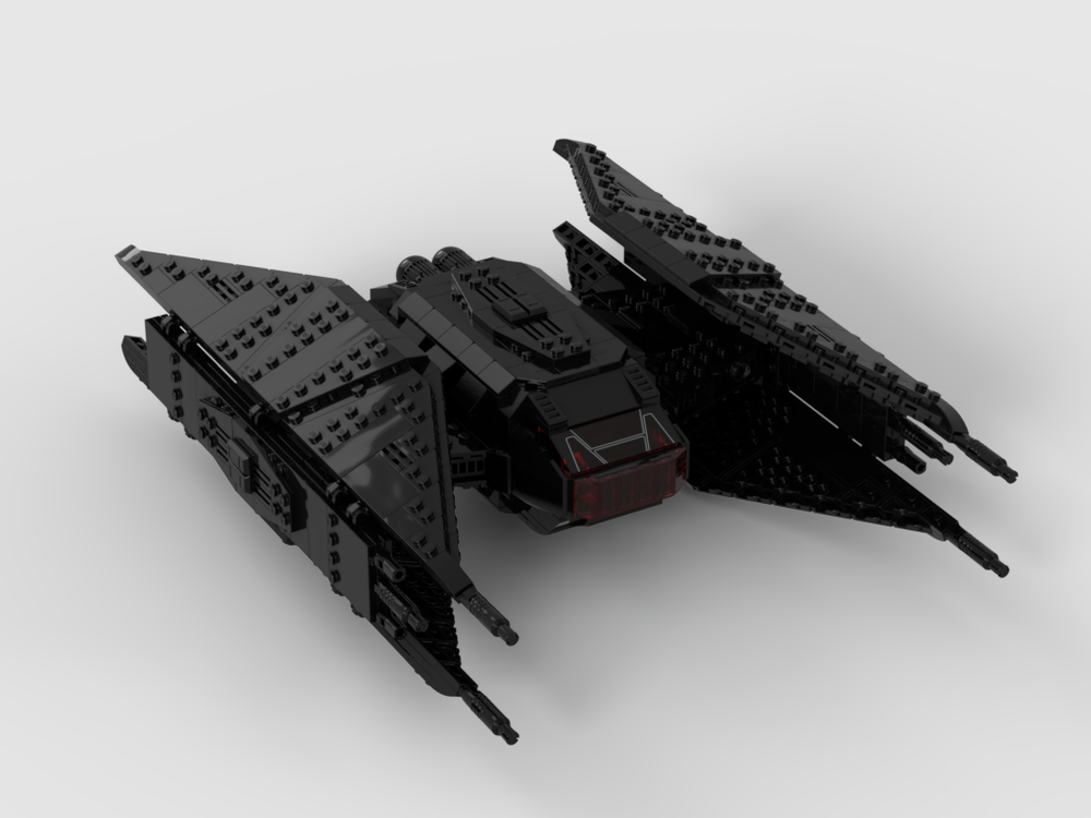 LEGO MOC TIE Silencer Variant by Andymity | Rebrickable - Build with LEGO