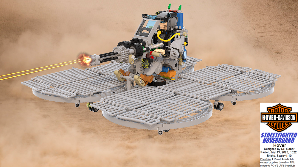 LEGO MOC Streetfighter Hoverboard by gjpauler | Rebrickable - Build ...