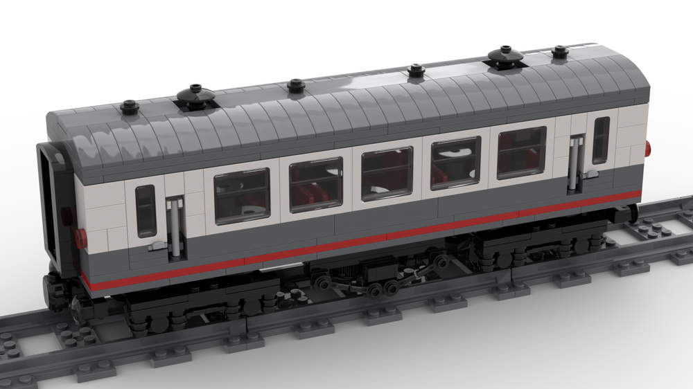 LEGO MOC Passenger Car by P3rlE | Rebrickable - Build with LEGO