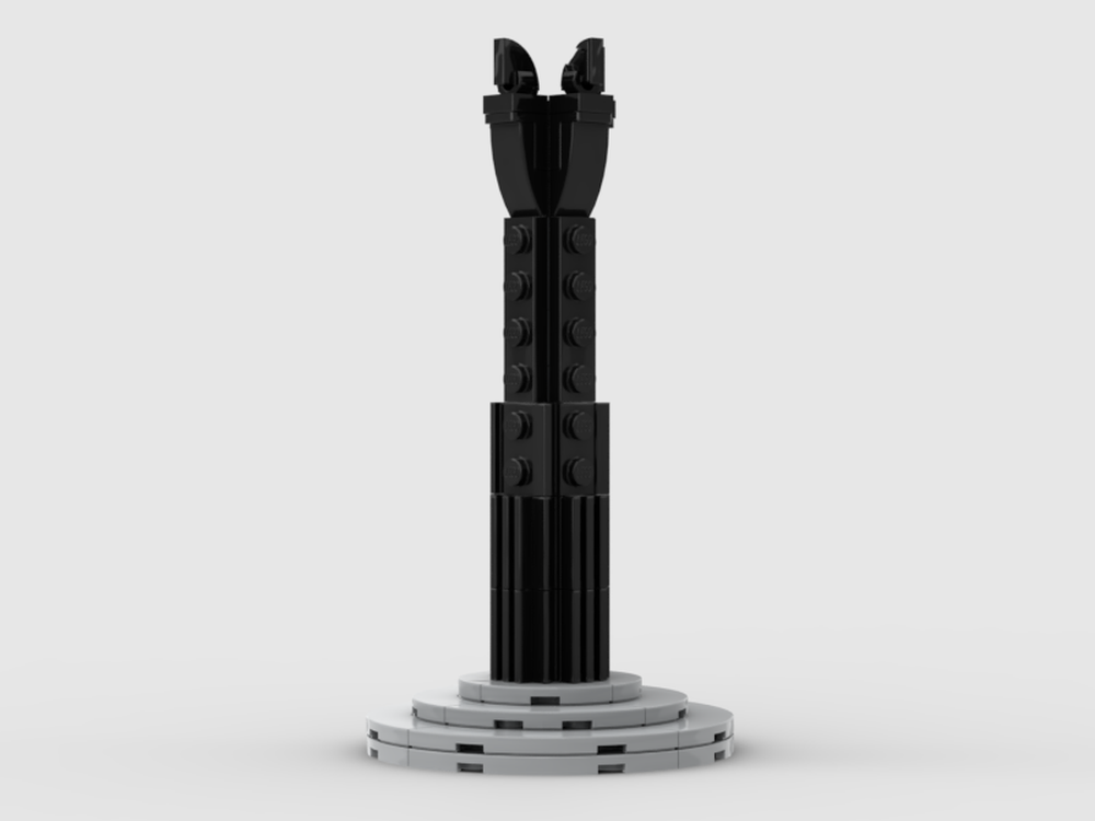 LEGO MOC Orthanc Miniature by Pixabricks | Rebrickable - Build with LEGO