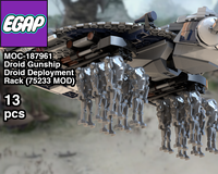 Droid Gunship Droid Deployment Rack (75233 MOD)