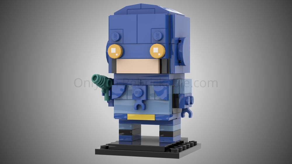 LEGO MOC Blue Beetle (comic books) Brickheadz by raguidel | Rebrickable ...