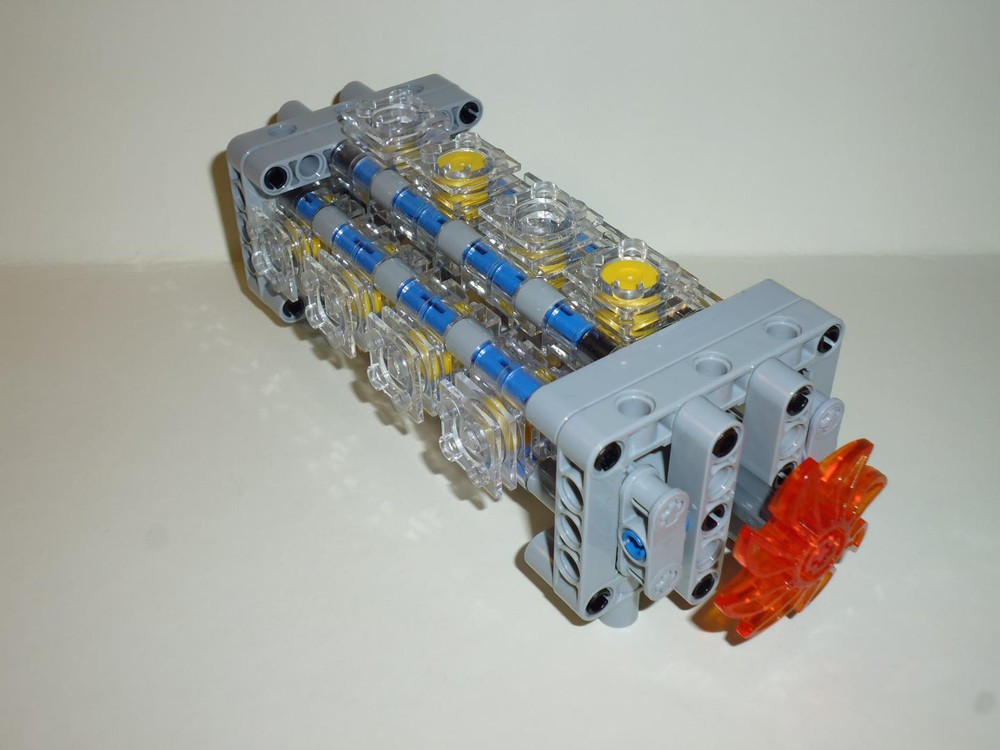 LEGO MOC Air Cooled X16-Engine by Stef234 | Rebrickable - Build with LEGO