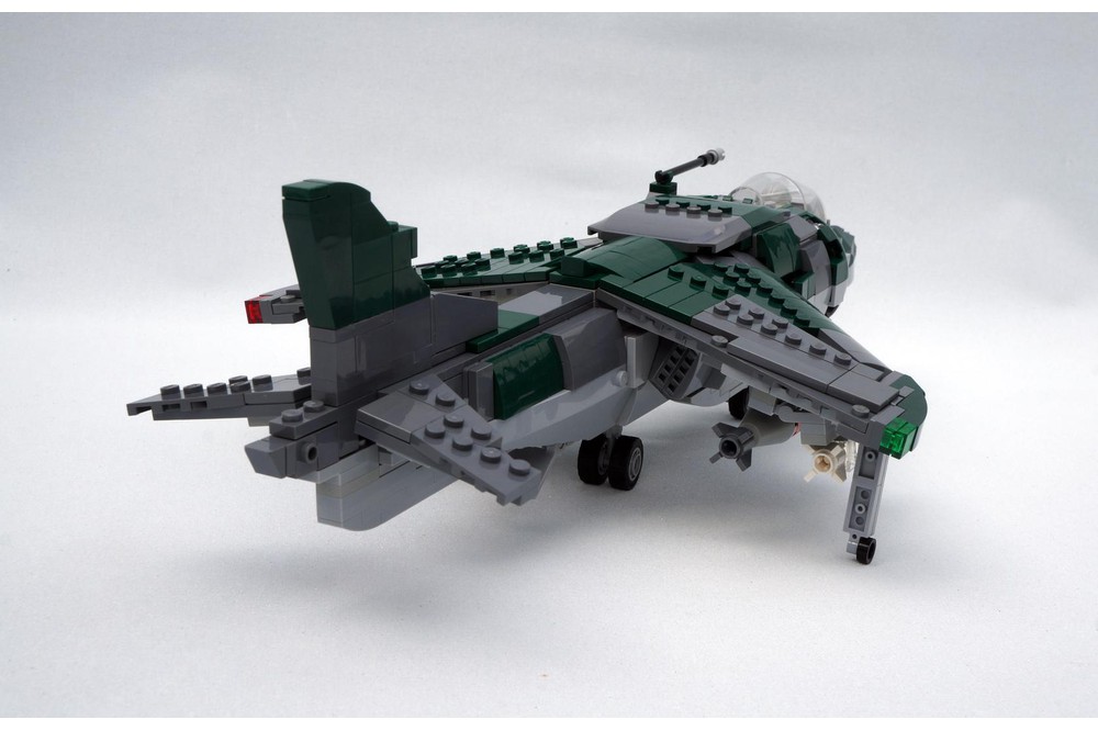 LEGO MOC Hawker Harrier by Paulmanaitor | Rebrickable - Build with LEGO