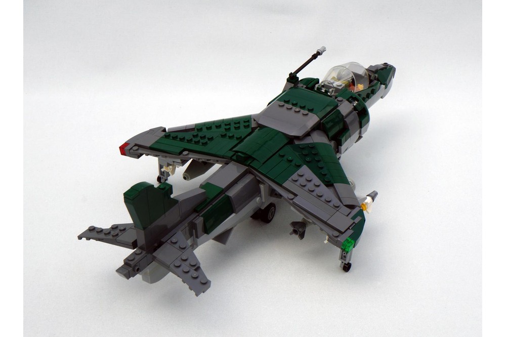 LEGO MOC Hawker Harrier by Paulmanaitor | Rebrickable - Build with LEGO