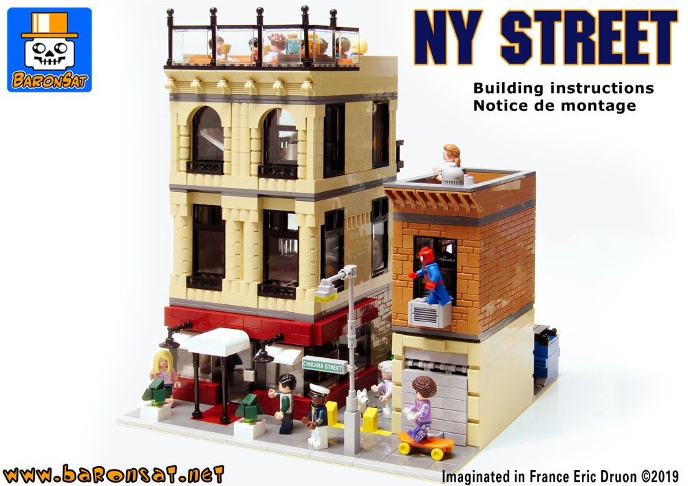 LEGO MOC New York Street modular moc models instructions by BaronSat ...