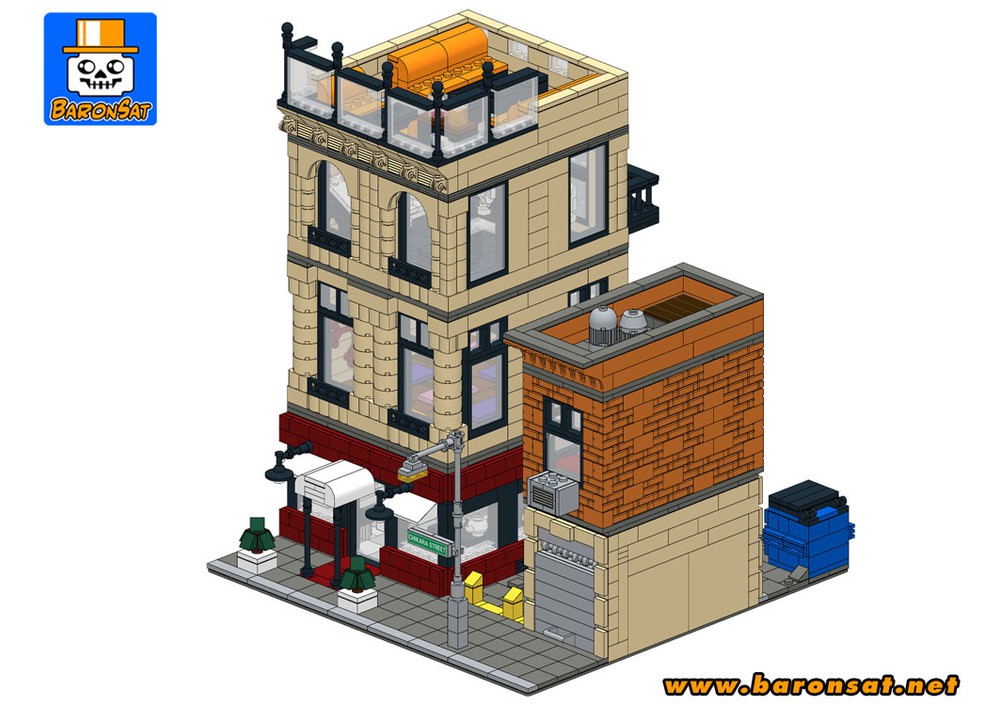 LEGO MOC New York Street modular moc models instructions by BaronSat ...