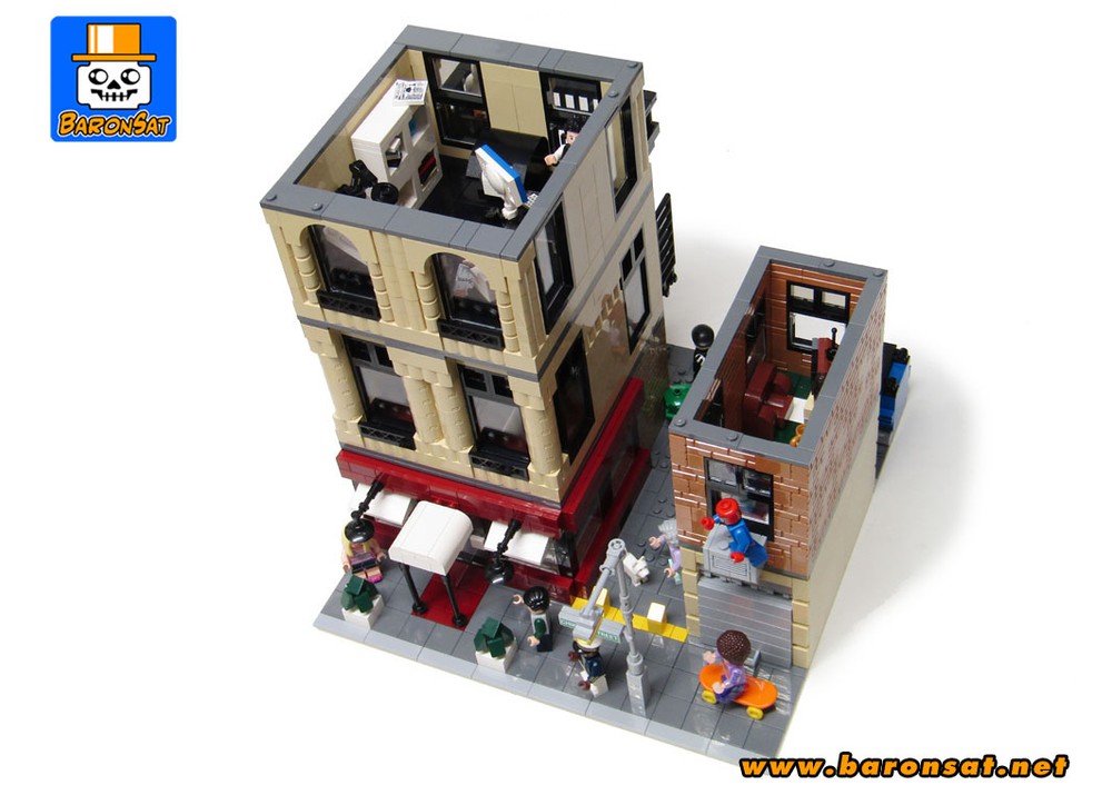 LEGO MOC New York Street modular moc models instructions by BaronSat ...