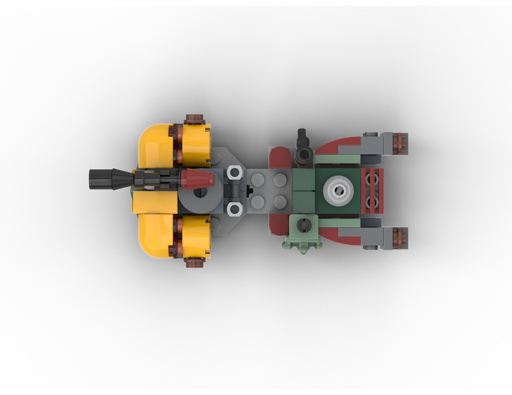 LEGO MOC Boba Fett's Hunter Speederbike by FlowTnT | Rebrickable ...