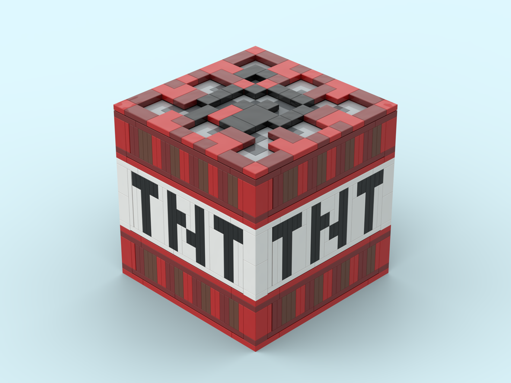 LEGO MOC Minecraft TNT Block by jsghumphreys | Rebrickable - Build with ...