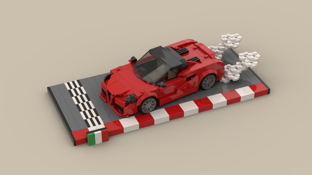 LEGO MOC Alfa Romeo 4C Spider- With Racetrack by ELUMBRICKS ...