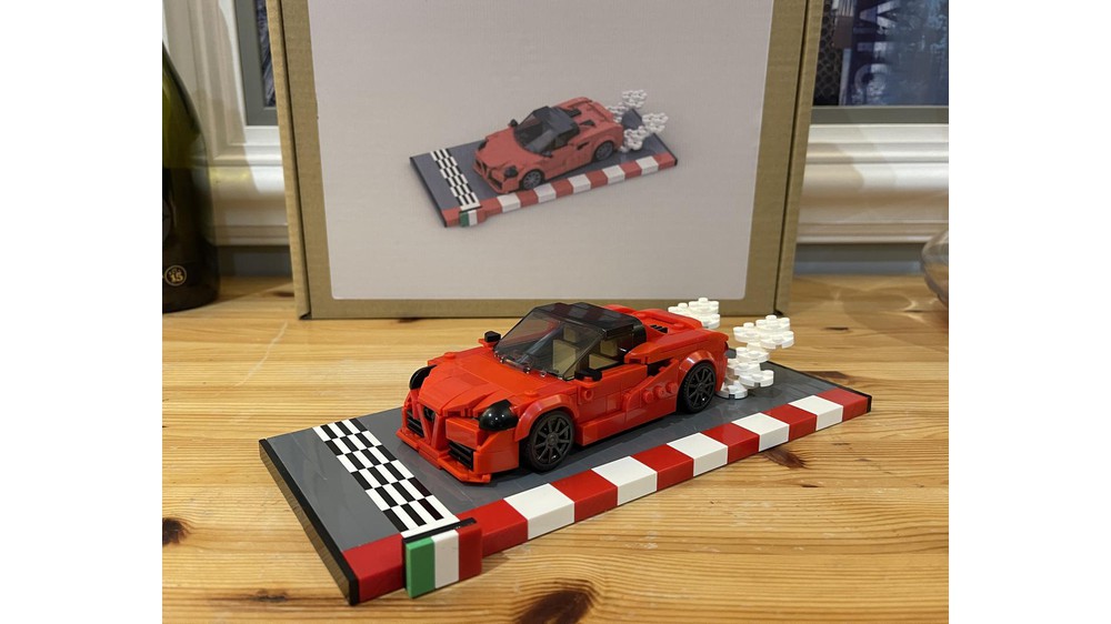 LEGO MOC Alfa Romeo 4C Spider- With Racetrack by ELUMBRICKS ...