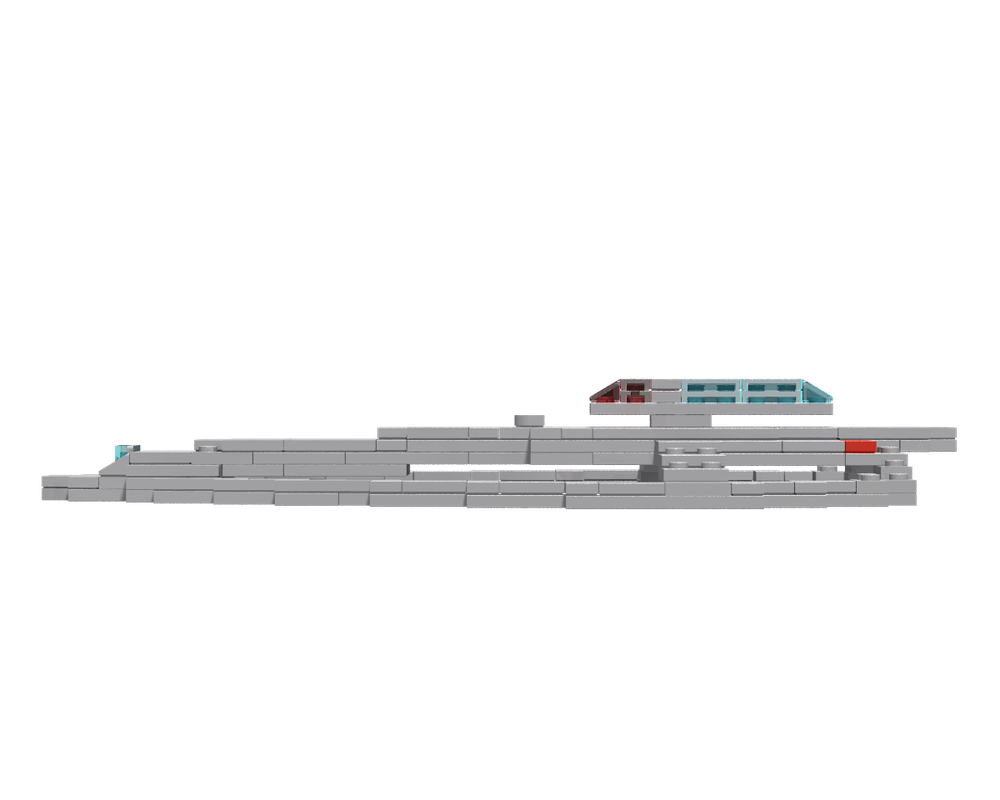 LEGO MOC 1:2160 scale USS theurgy by yamato534 | Rebrickable - Build ...