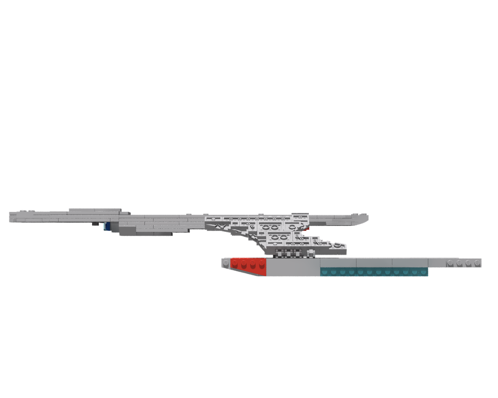 LEGO MOC 1:2160 scale USS theurgy by yamato534 | Rebrickable - Build ...