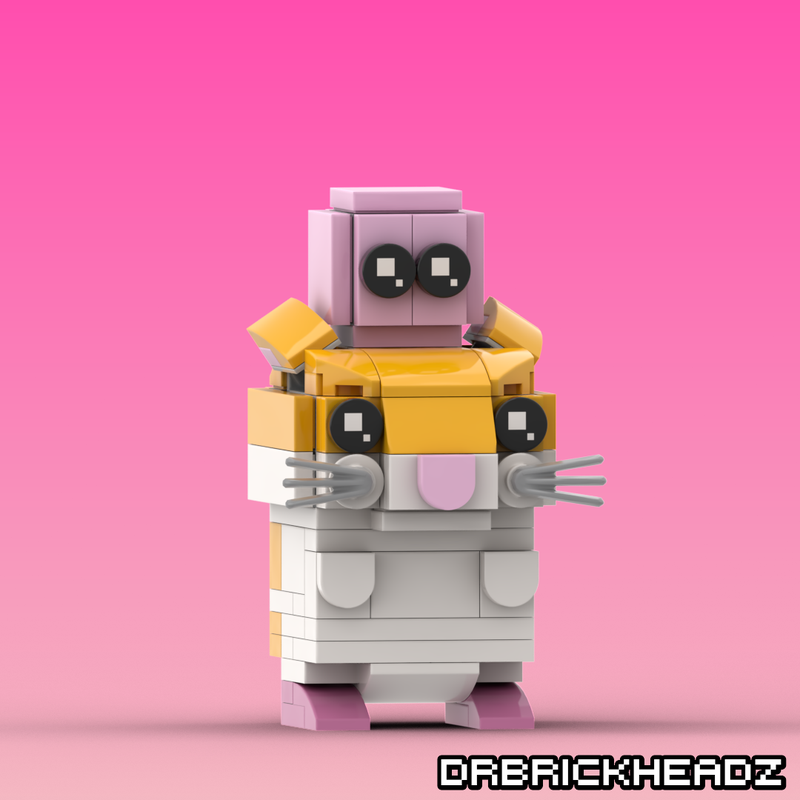 LEGO MOC-188204 Rick (Kirby) Brickheadz by DrBrickheadz | Rebrickable ...