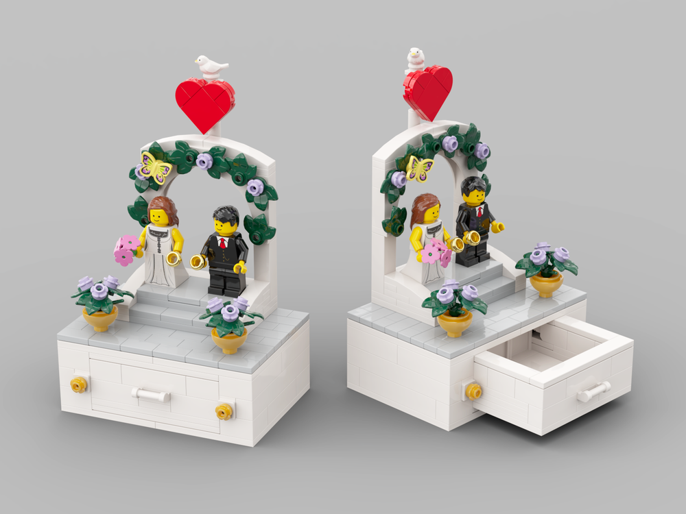 LEGO MOC Wedding Gift by hikaru755 | Rebrickable - Build with LEGO