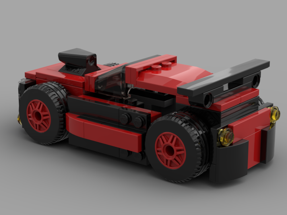 LEGO MOC Race Car by Ninja1123 | Rebrickable - Build with LEGO