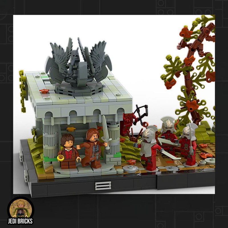 LEGO MOC Amon Hen and The Death of Boromir by jedi.bricks | Rebrickable ...