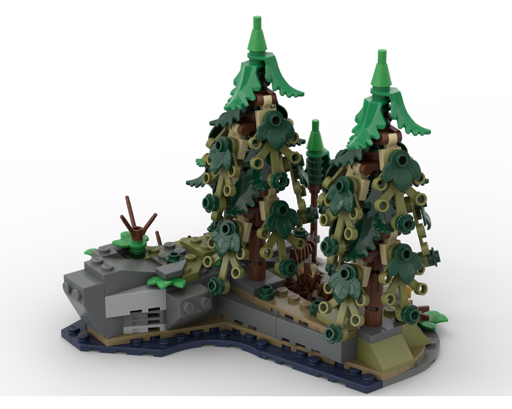 LEGO MOC HP Modular - Forbidden Forest: The Injured Unicorn by Gobsmack ...