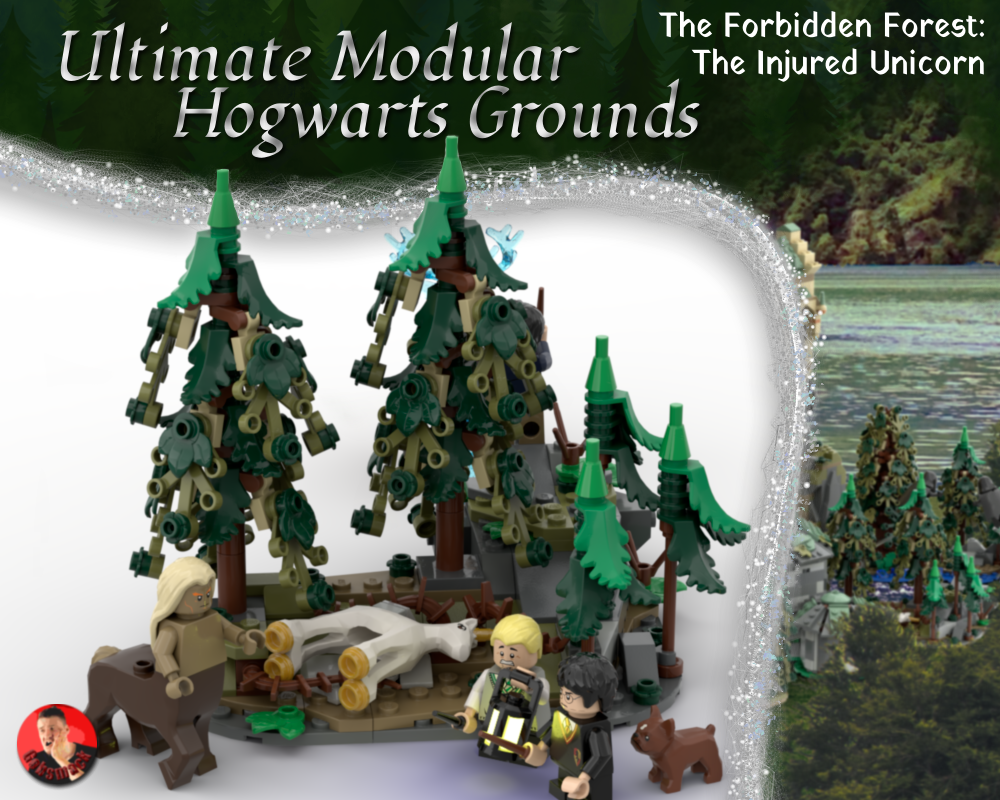 LEGO MOC HP Modular - Forbidden Forest: The Injured Unicorn by Gobsmack ...