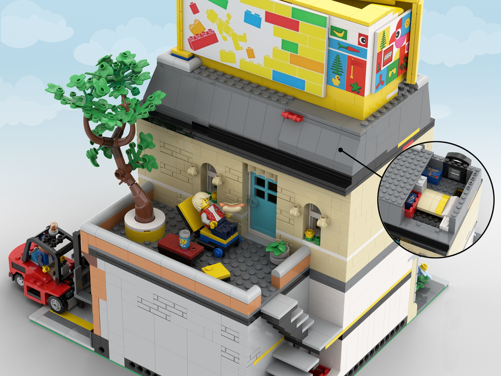 LEGO MOC Corner Lego Store by Isibricks | Rebrickable - Build with LEGO