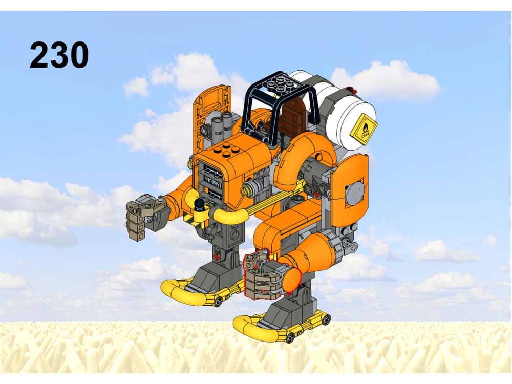 LEGO MOC Summer of Slug 2024: Mechtropolis Farmech by Umikaloo ...