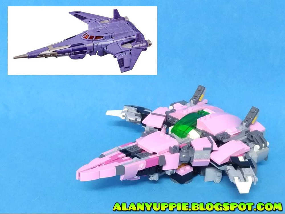 LEGO MOC-188544 Transformer Cyclonus using LEGO Overwatch set