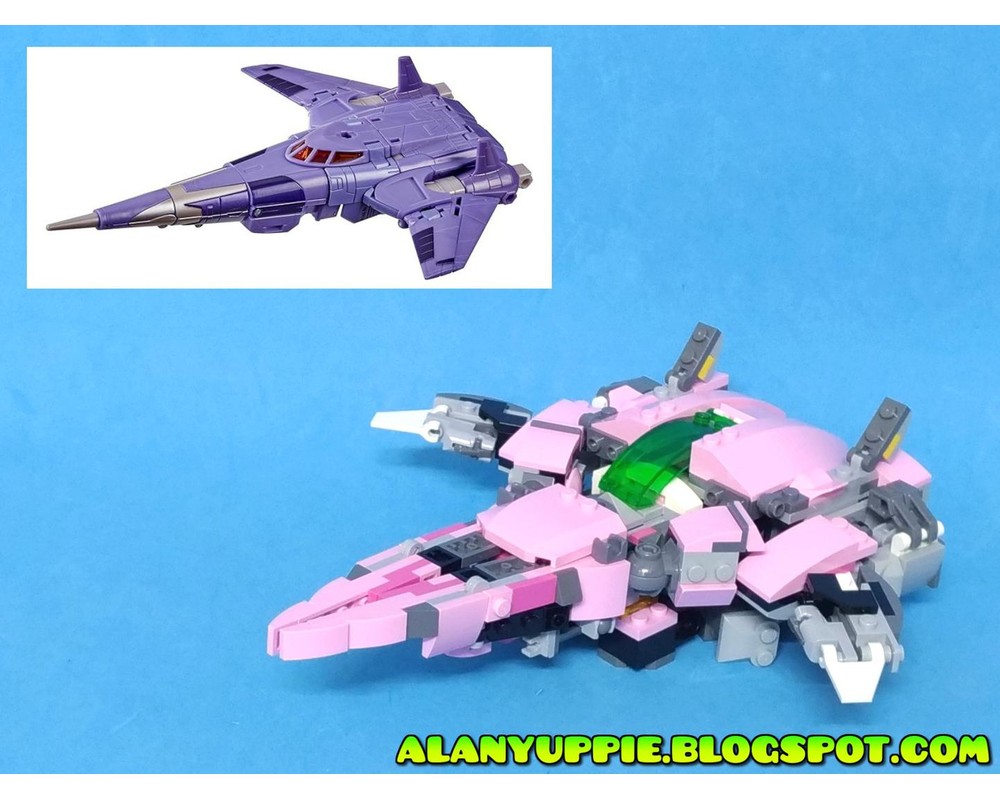 LEGO MOC Transformer Cyclonus using LEGO Overwatch set 75973
