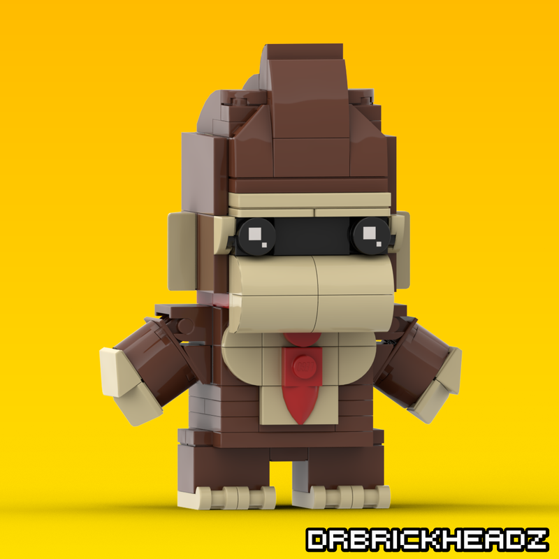 LEGO MOC Donkey Kong (Donkey Kong Country) Brickheadz by DrBrickheadz ...