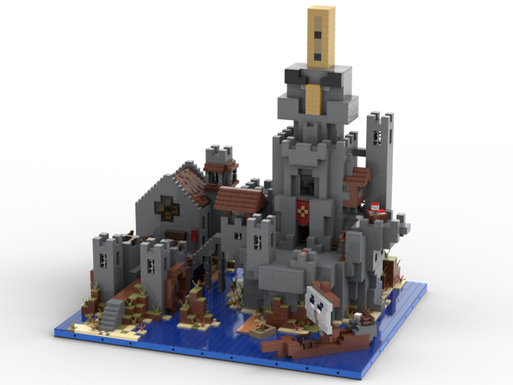 LEGO MOC Minecraft Dungeons Highblock Castle by FyreDragon ...