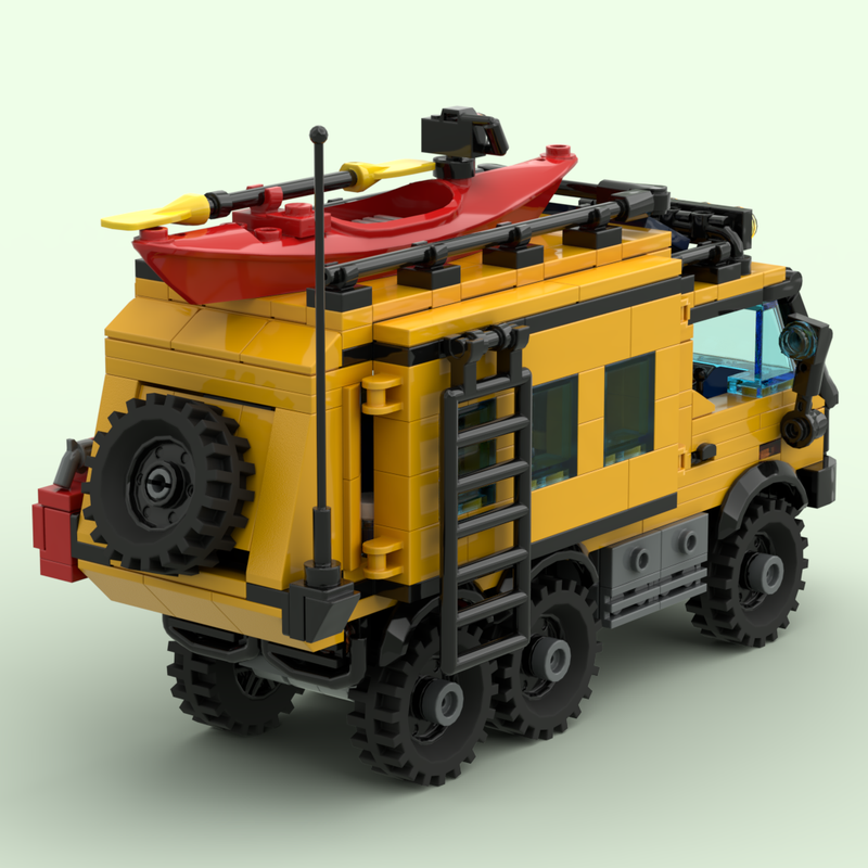 LEGO MOC Jungle Offroader 6x6 by Wacky | Rebrickable - Build with LEGO