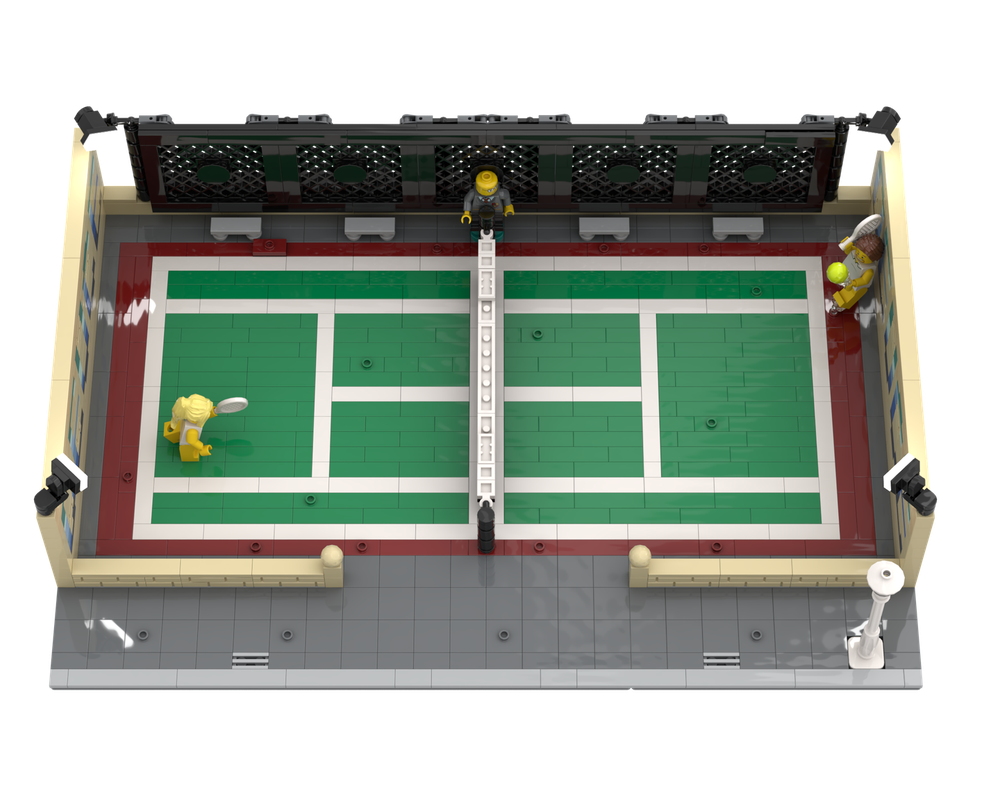 LEGO MOC City Deuce - Full Court Tennis - 48x32 Baseplate by Brick ...