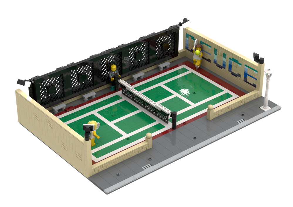 LEGO MOC City Deuce - Full Court Tennis - 48x32 Baseplate by Brick ...