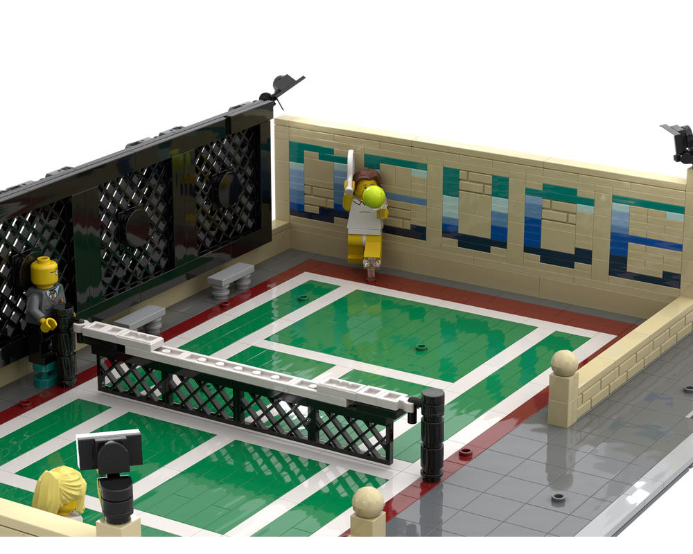 LEGO MOC City Deuce - Full Court Tennis - 48x32 Baseplate by Brick ...