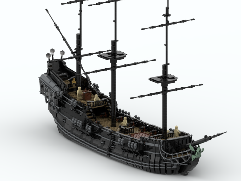 LEGO MOC The Black Pearl by HAFL Rebrickable Build with LEGO