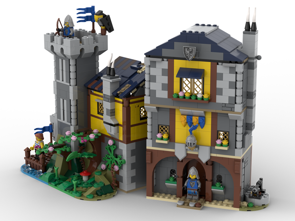 LEGO MOC Black Falcon Inn by crjbricks | Rebrickable - Build with LEGO