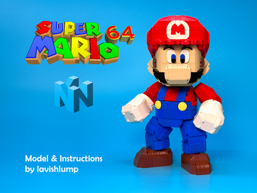 LEGO MOC Super Mario 64 - Posable Figure by lavishlump | Rebrickable ...