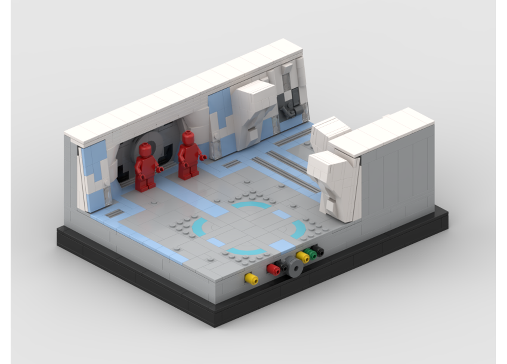 LEGO MOC Lucrehulk command center corridor by thelegowolfpack ...