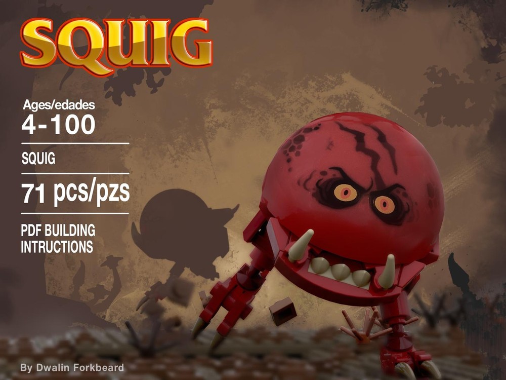 LEGO MOC Squig by Dwalin Forkbeard | Rebrickable - Build with LEGO