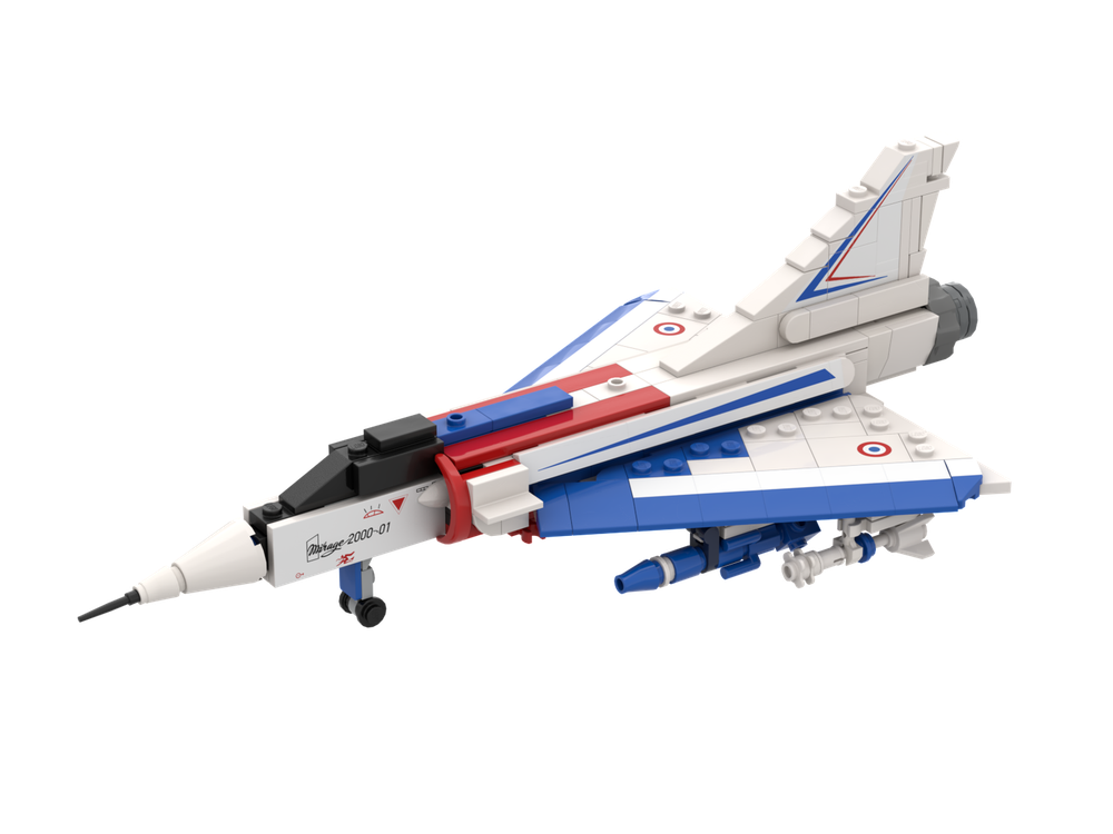 LEGO MOC Mirage 2000-01 Prototype (1:58) by BricksByTAS | Rebrickable ...