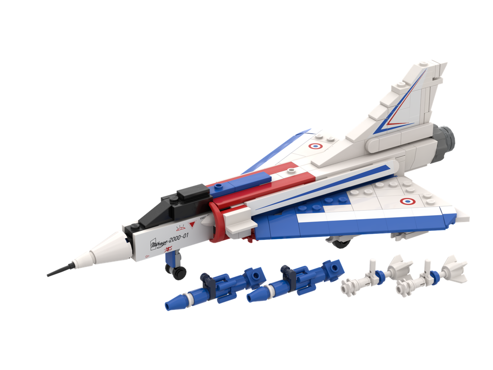 LEGO MOC Mirage 2000-01 Prototype (1:58) by BricksByTAS | Rebrickable ...