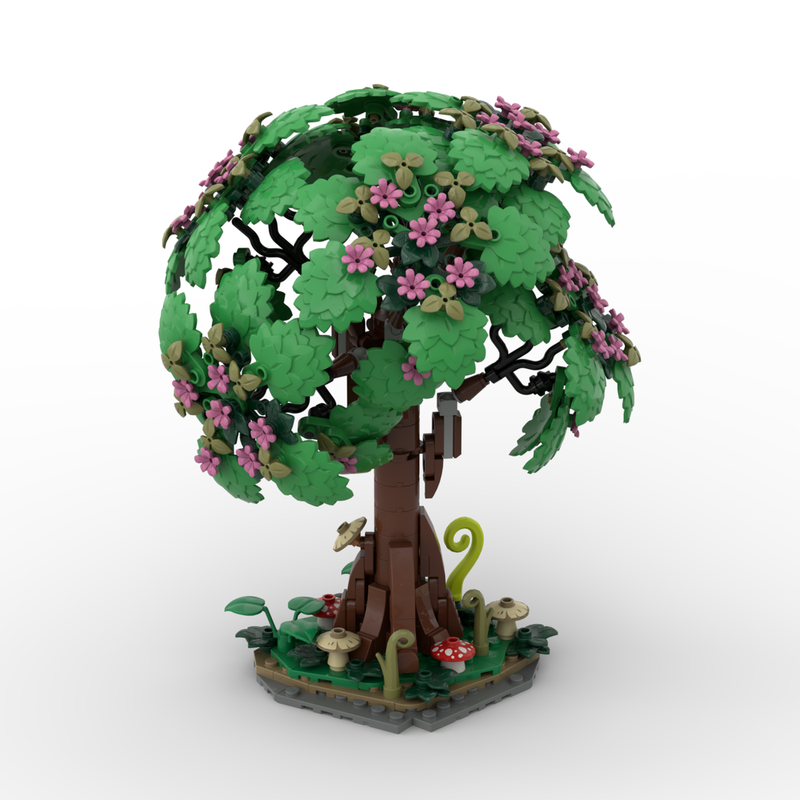 LEGO MOC Fantasy Oak Tree Moc by ZanMocs | Rebrickable - Build with LEGO