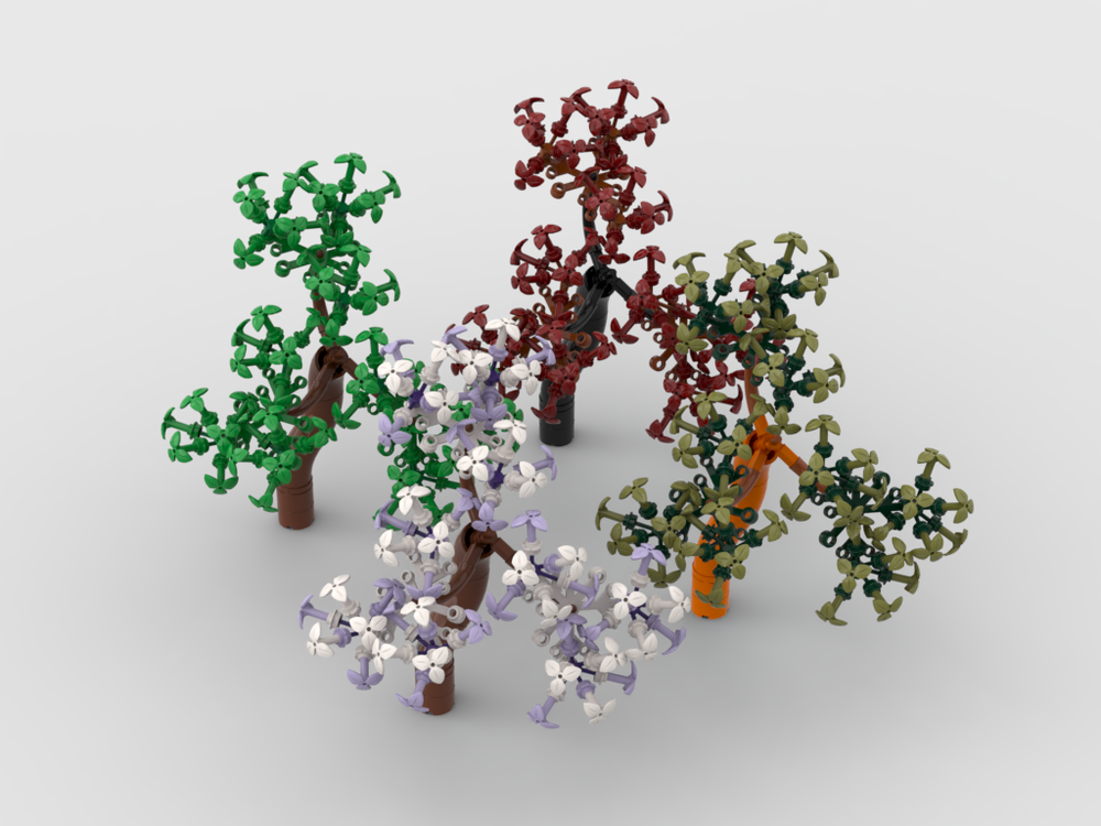 LEGO MOC-188898 Colorful Trees #5 by gabizon | Rebrickable - Build with ...
