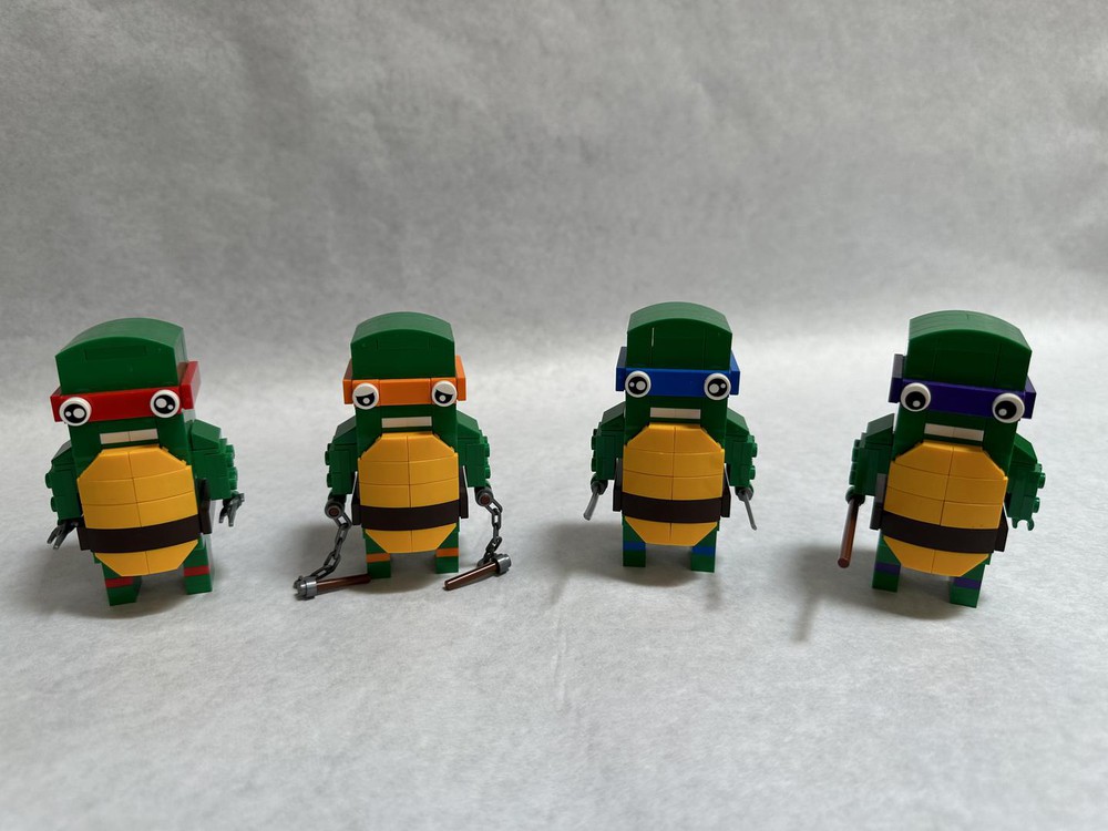 LEGO MOC Ninja Turtles by zlange | Rebrickable - Build with LEGO