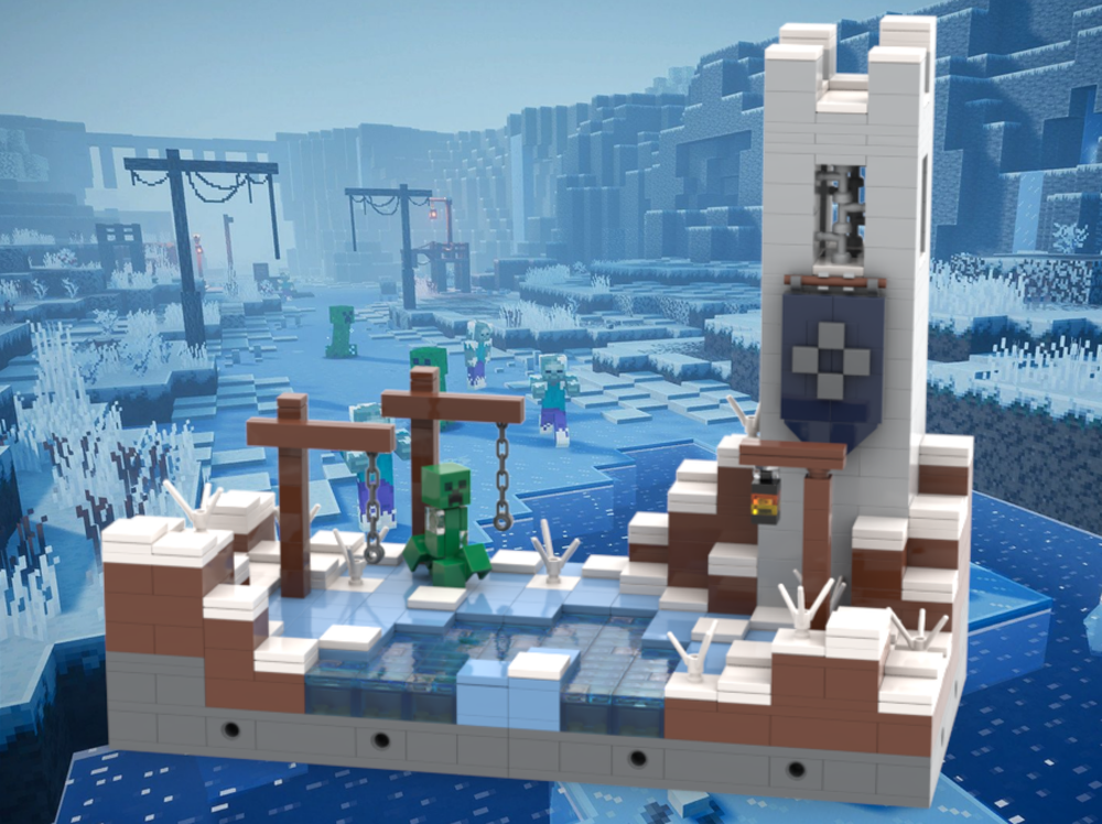 LEGO MOC Minecraft Dungeons Creeping Winter by FyreDragon | Rebrickable ...